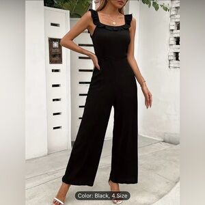 Temu Black Jumpsuit - Size Large